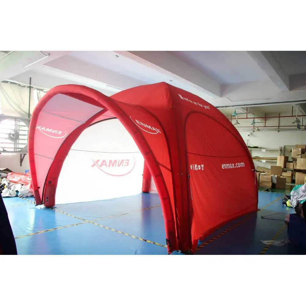Custom Logo 4X4m Inflatable Advertise Airtight Waterproof Marquee TPU 13FT Events Tent Set with Accessories