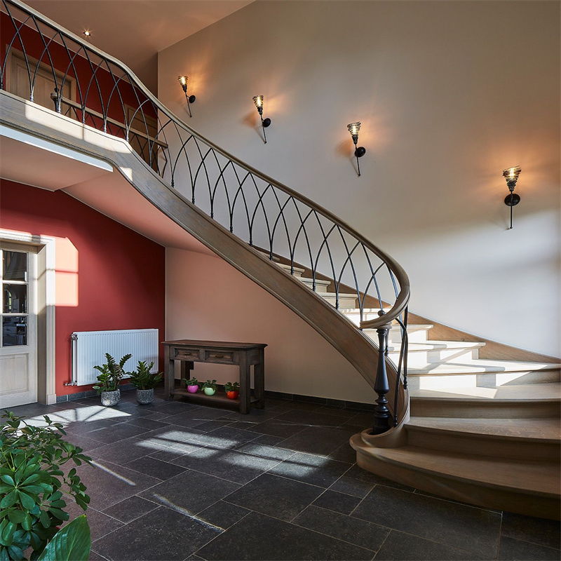 Customized Outdoor Galvanized Steel Railing with Post Picket for Deck