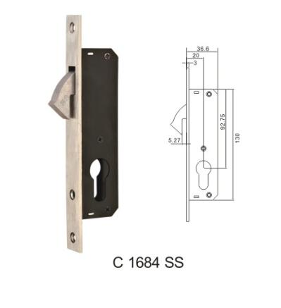 High Security Heavy Cylindrical 4 Bolt Lockbody