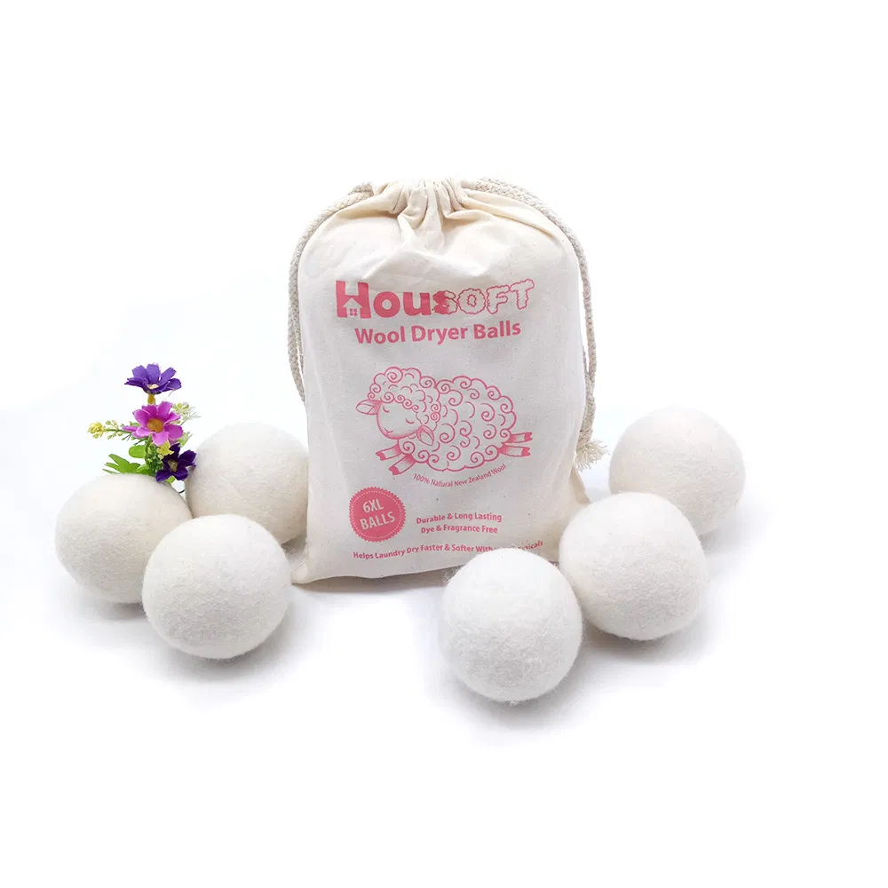 Organic New Zealand Sheep Wool Dryer Balls for Laundry
