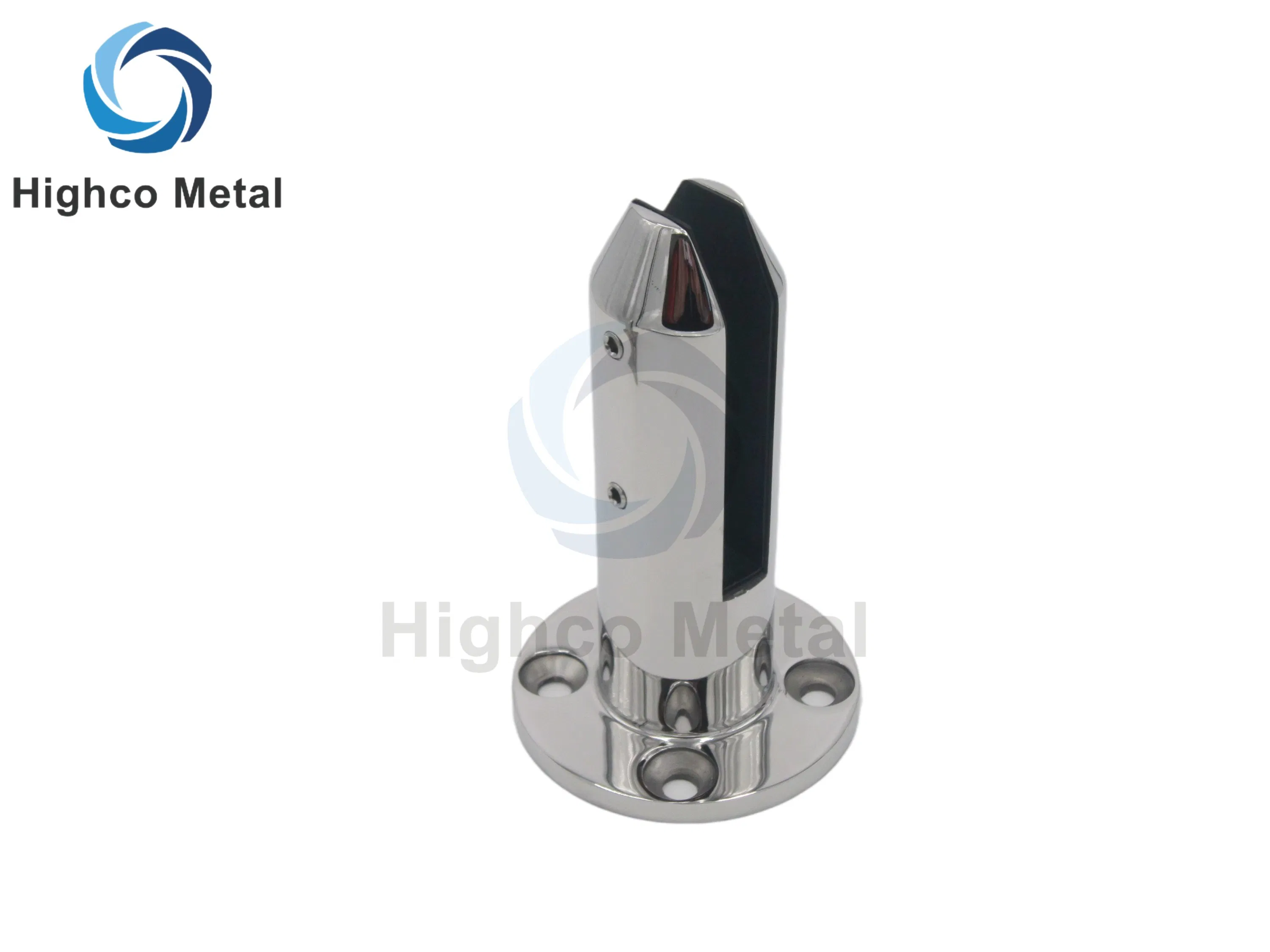 Round Base Glass Pool Fencing Glass Spigot Stair Railing Balustrade