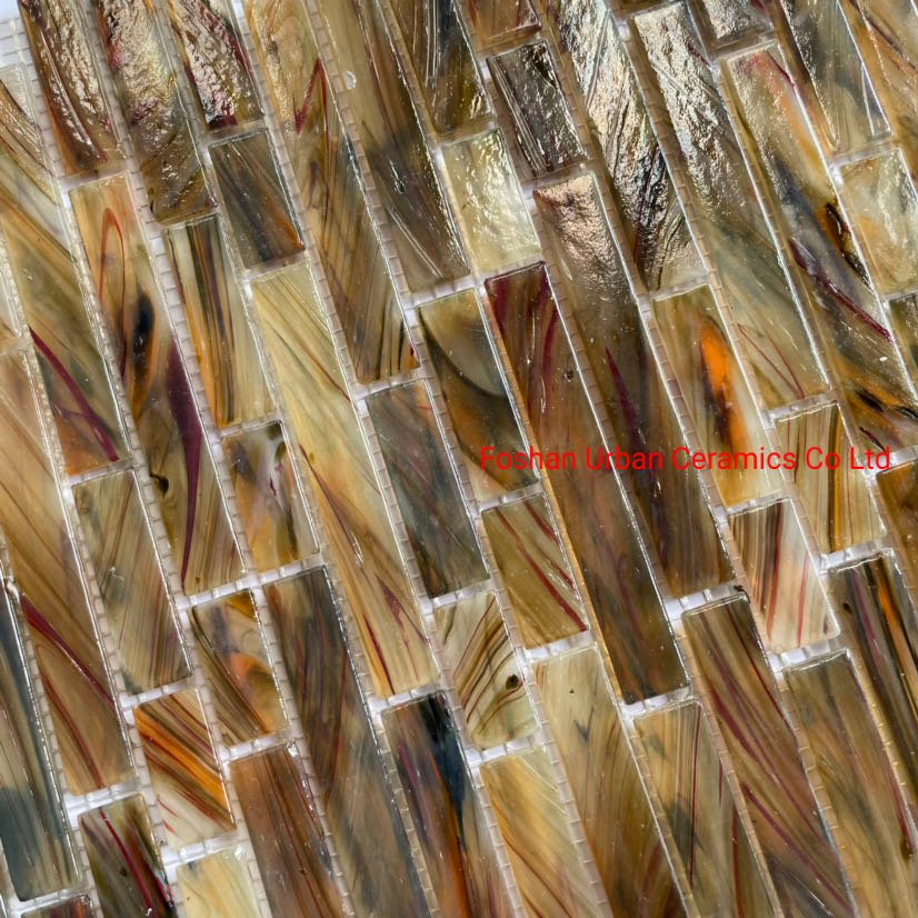 Стеклянная мозаика для стен на кухню