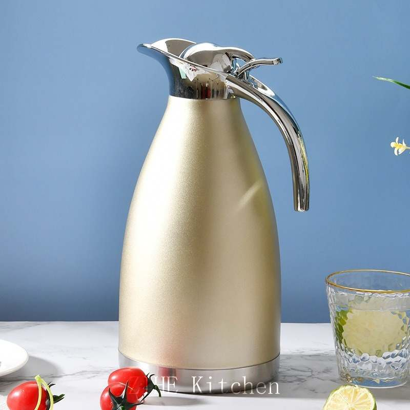 Stainless Steel Double Vacuum Household Coffee Pot Warmer Zihe Kitchen