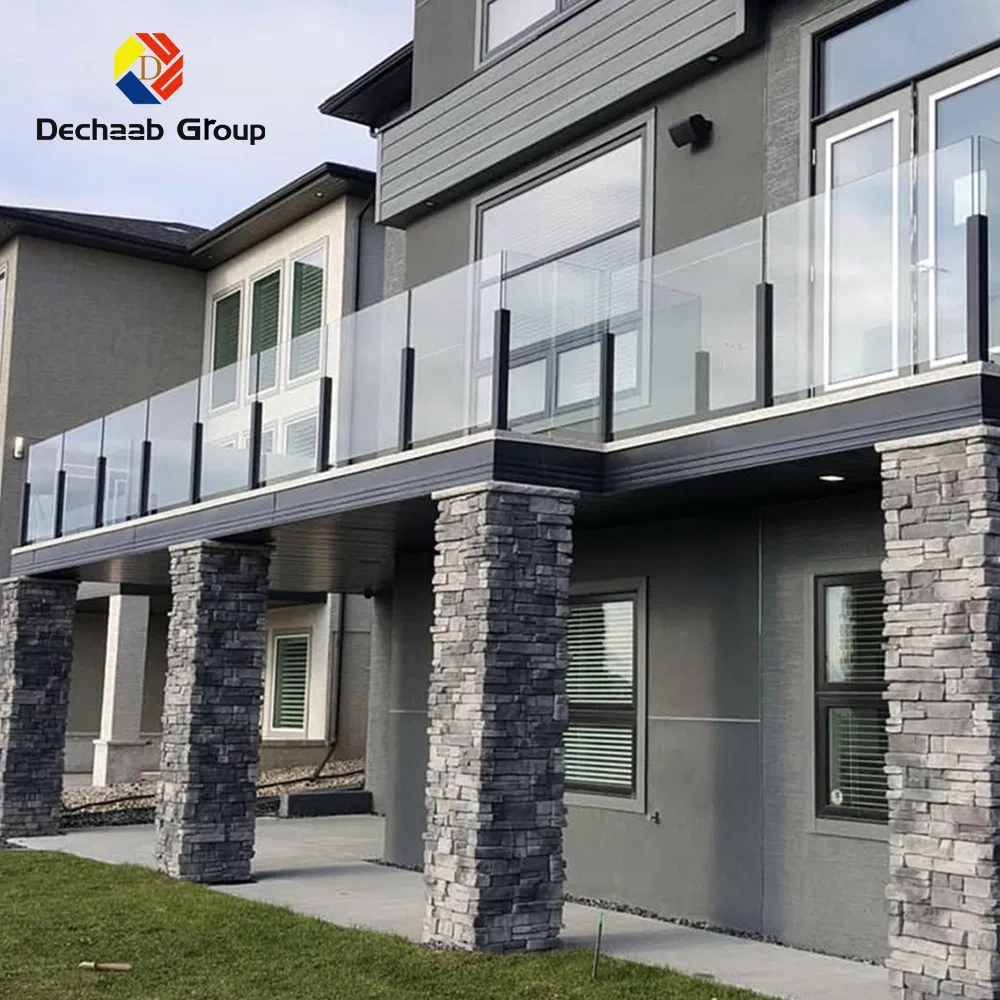 Sample Provided Glass Railing with Over 5 Year Warranty