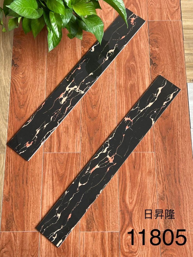 110X800mm Marble Pattern Porcelain Skirting Boarder Wall Tile for Kitchen