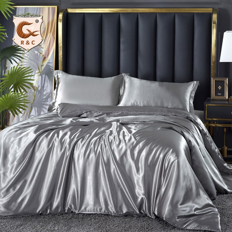 Luxury 5 Star Hotel Used Satin Bedding Sheet Set