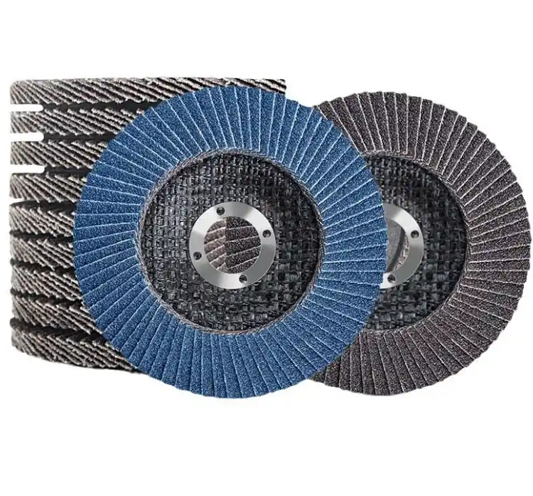 115mm 4 1/2 Inch 60 Grit Zirconia Abrasive Sanding Flap Disc Grinding Discs