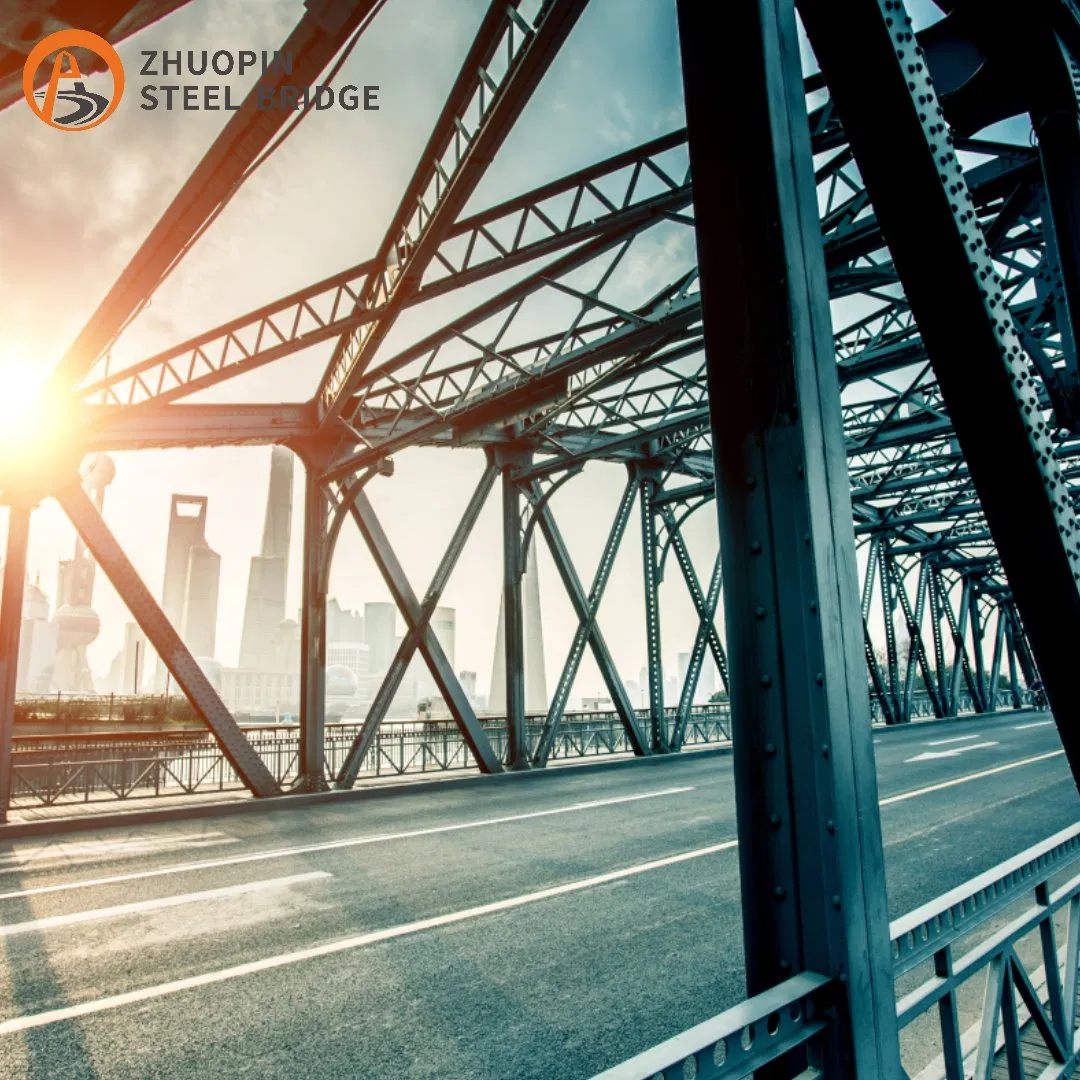 Sustainable Pre-Engineered Steel Structure Bridge / Truss Steel Bridge