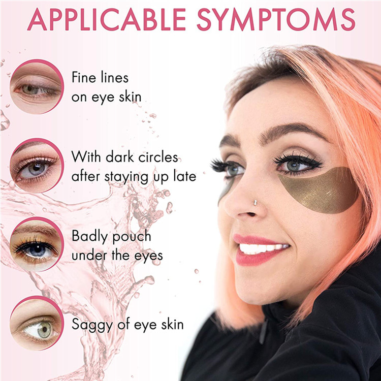 Korean Black Pearl Gold Collagen Anti Wrinkle Dark Circles Under Eye Mask