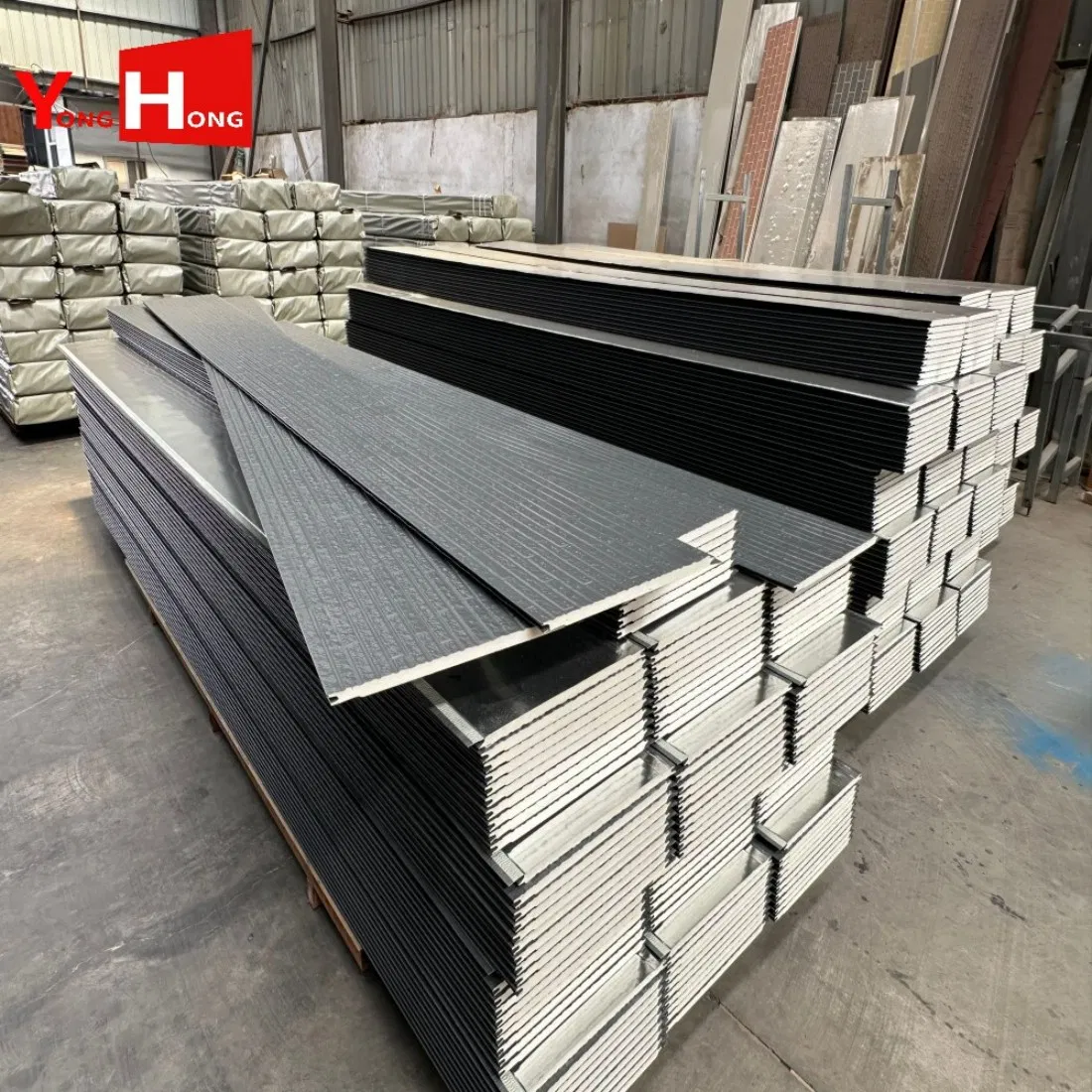 Clean Room PU Panels Foam Panel Steel Sandwich Cleanroom Wall Walkable Clean Panel