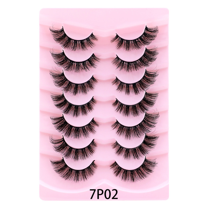 Luxurious 20 Pairs Natural Fluffy Eyelashes for Beautiful Eye Makeup