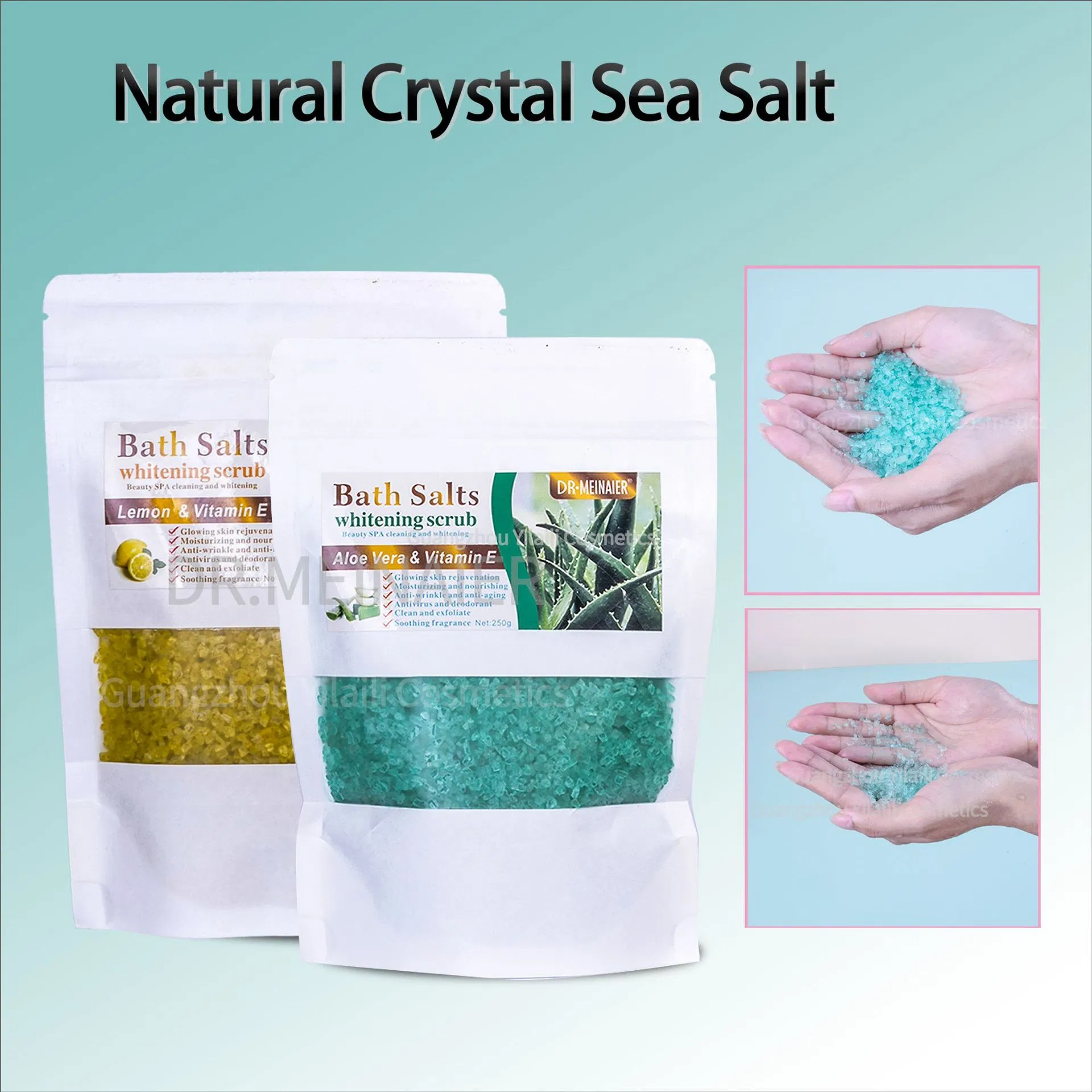 OEM Natural Sea Salt Body Scrub SPA Deep Clean Bath Salts Whitening Exfoliator
