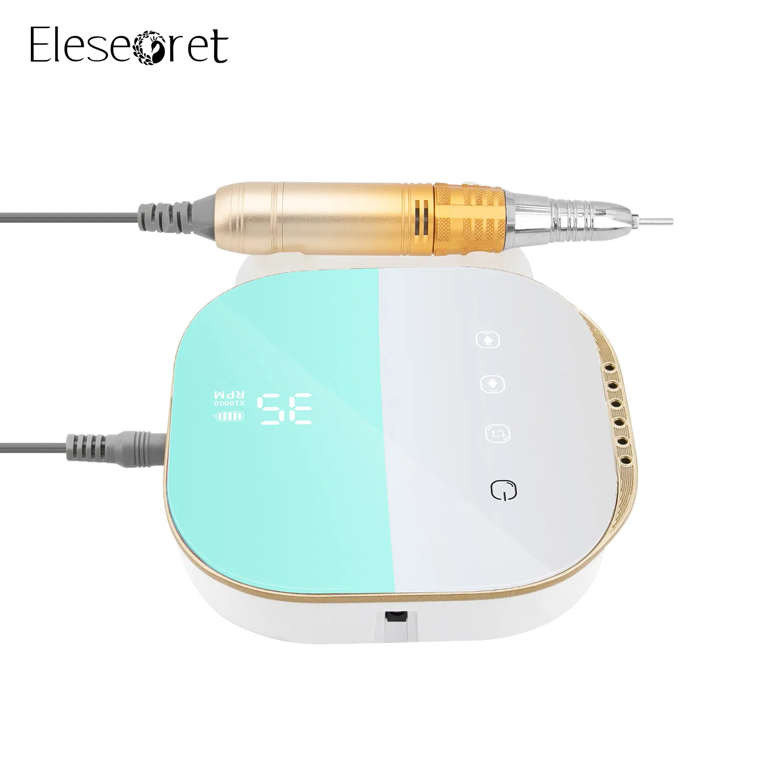 Nail Polish Machine Low Noise Rechargeable Powerful Gel Remover Desktop Nail Grinder Salon-Grade