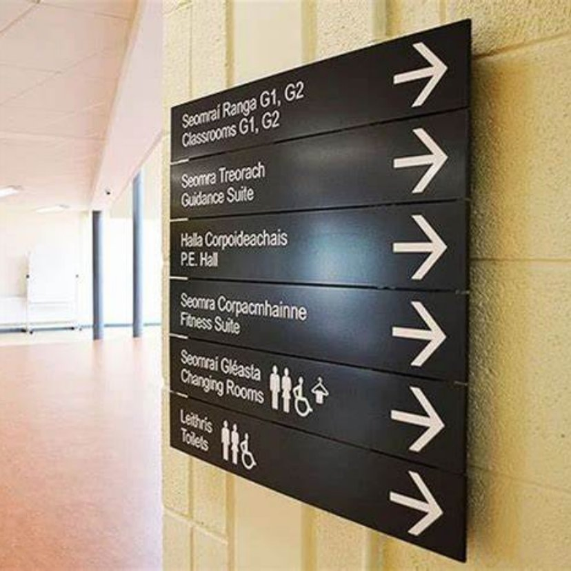 High-Grade Stress-Reducing Large Inventory Information Sign for Sports & Entertainment Venues