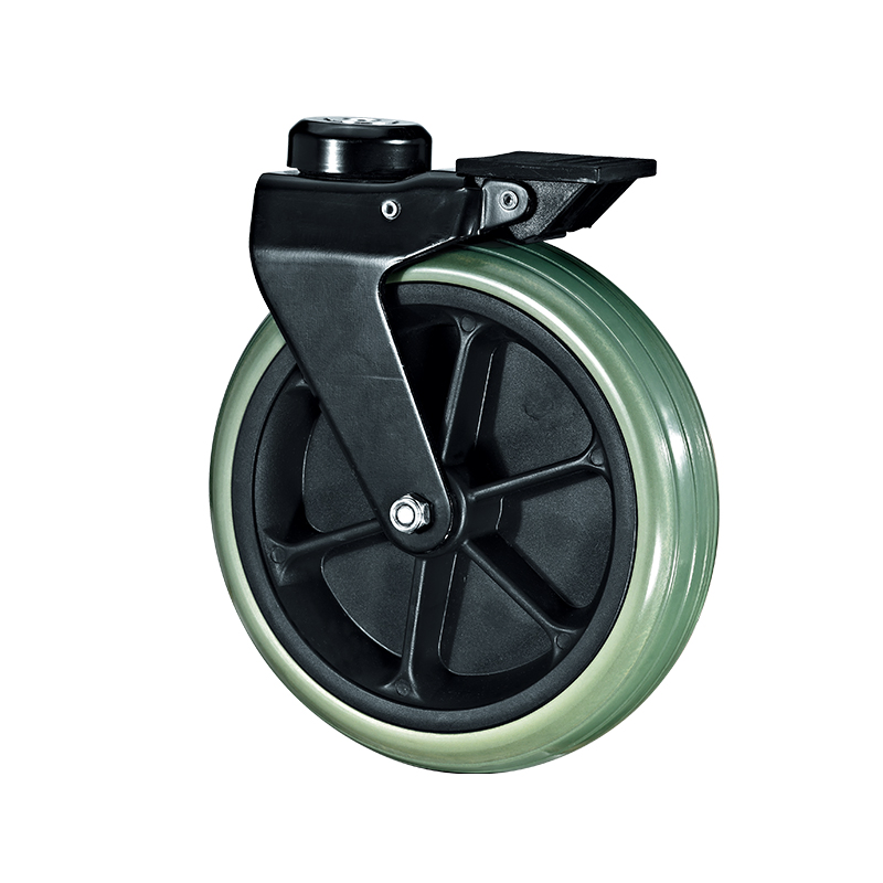 8in Emergency Medical Cart Foamed PU Caster