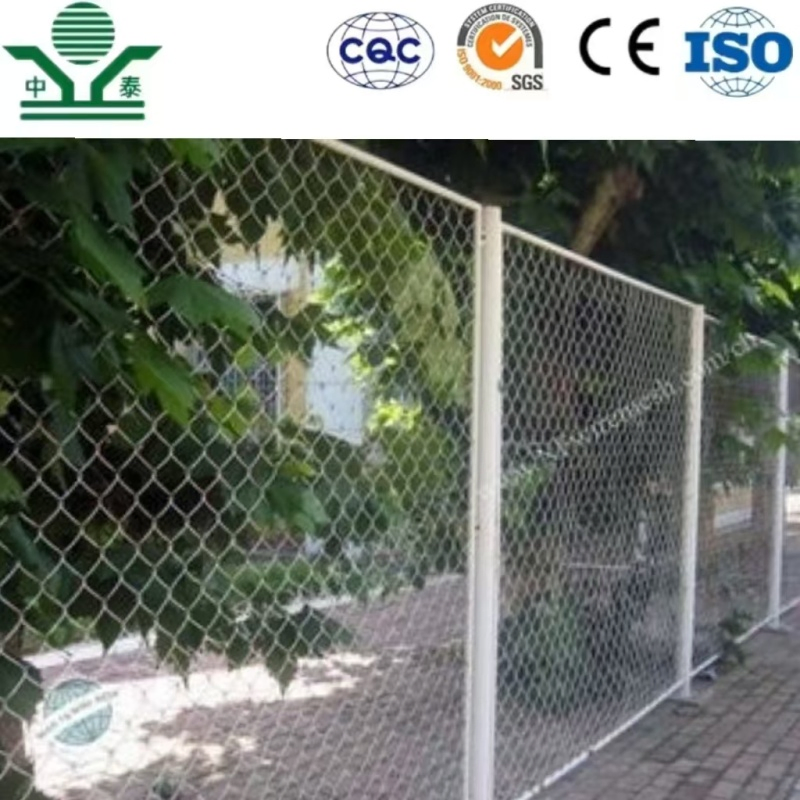 Zhongtai High Quality Gardon Fence Low Carbon Steel Chain Link Fence
