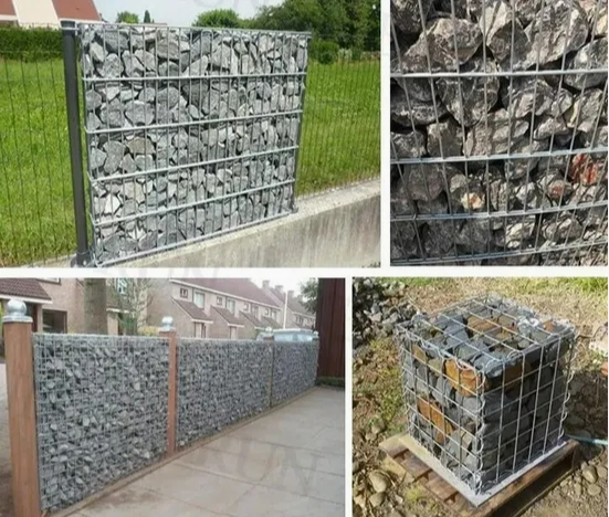 Galvanized Welded Gabion Box Stone Cages Gabion Basket for Sale