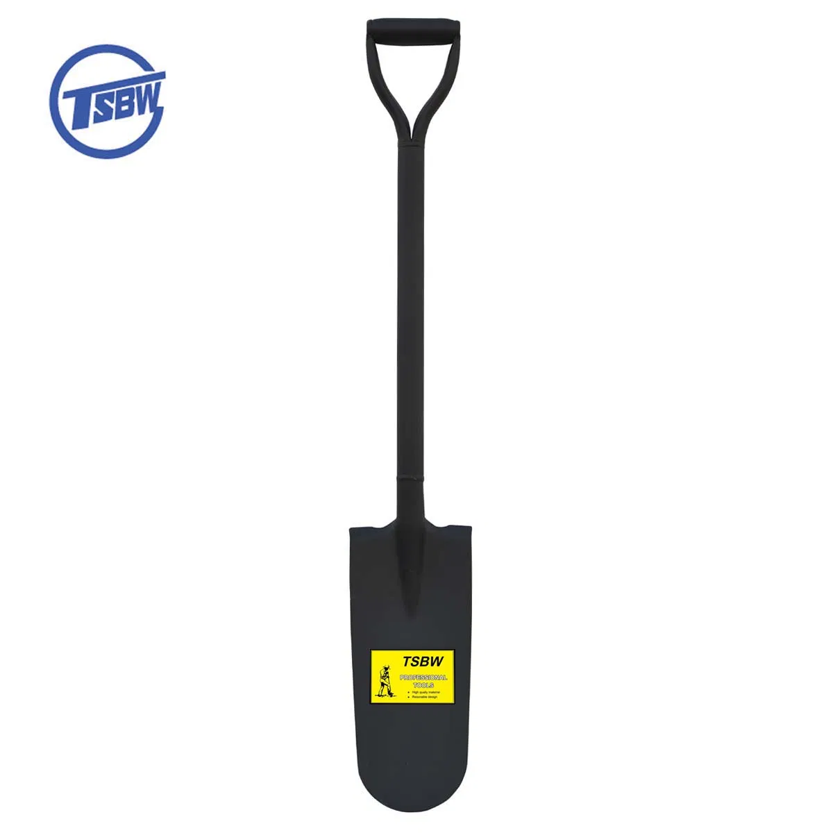Tree Digging Shovel Garden Farming Agricultural Tool Steel Handle Trenching Spade
