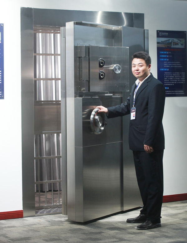 Bank M Grade Vault Door Vault Steel Security Door with Mechanical Code Lock