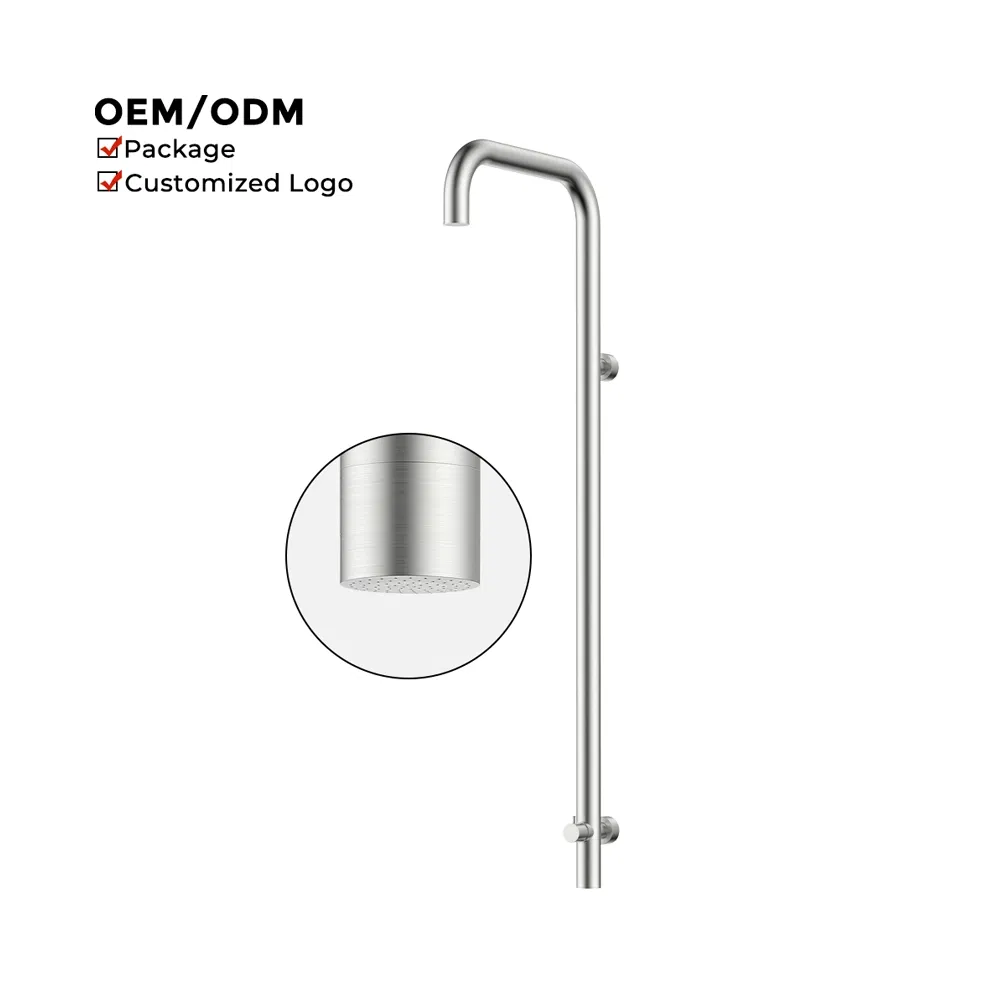 Stainless Steel Swimming Pool Rainfall Beach Garden Outdoor Shower