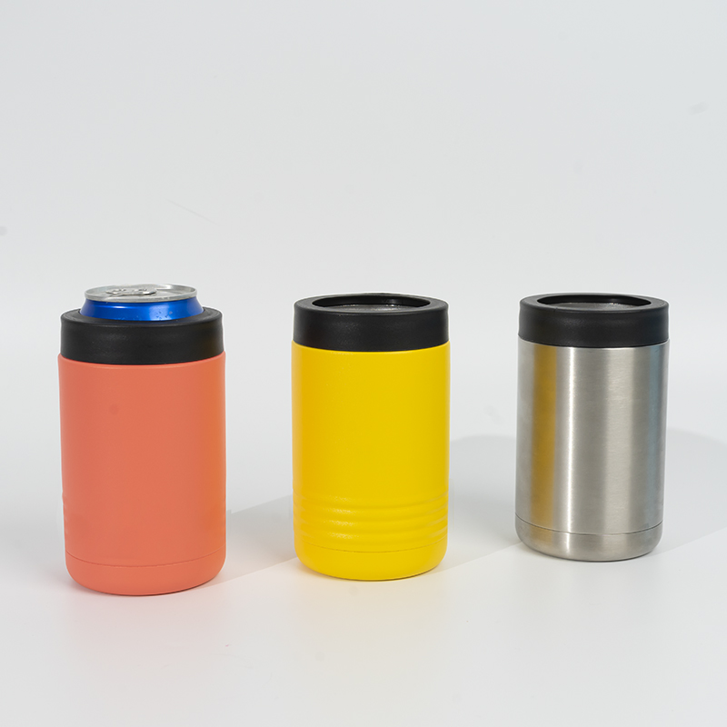 Durable Stainless Steel 12oz Beer Can Cooler with Thermal Insulation and BPA-Free Design