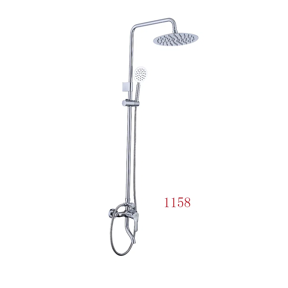 Bulk Wholesale Shower Set with Cheap Price Chromed Shower Mixer Bathroom Hand Shower