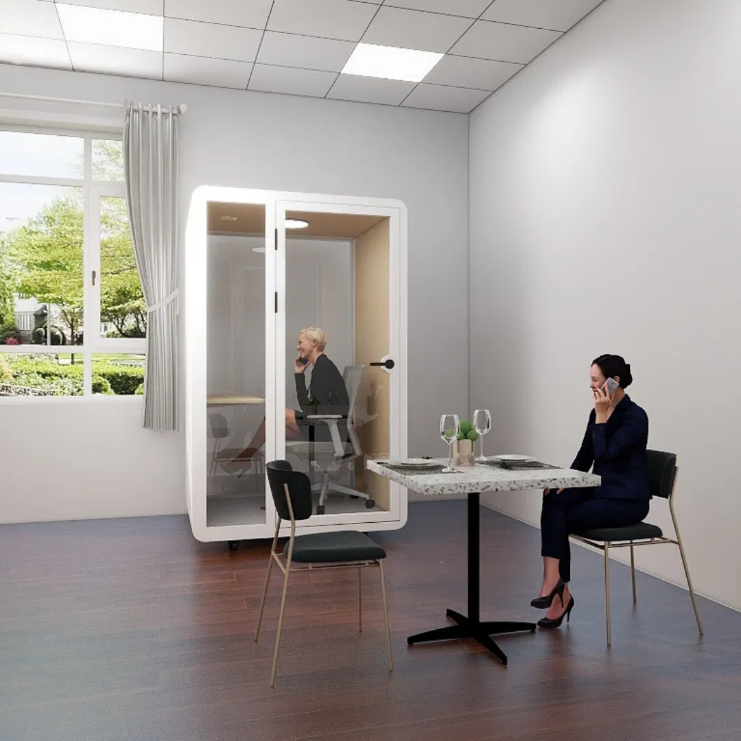 Log Cabin and Soundproof Booth Beside The Karaoke Booth and The Meeting Sleeping Office Pod