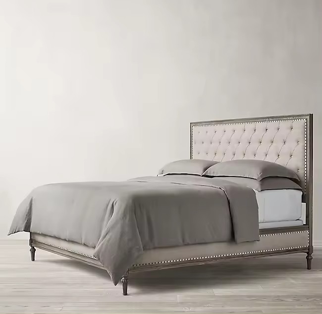 Кровать деревянная винтаж американский стиль