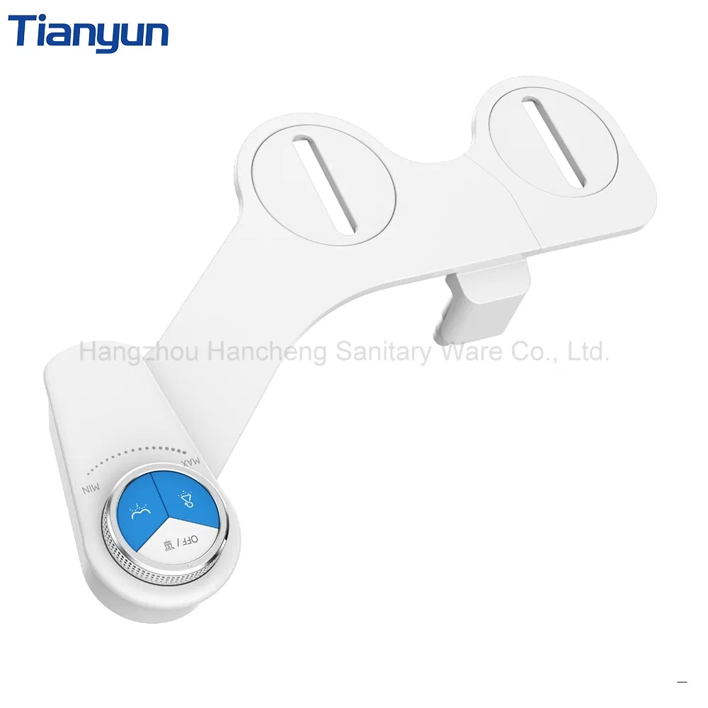 Non-Electric Cold Water Self Clean Dual Nozzle Bidet Sprayer Toilet Bidet for Feminine Wash Adjustable Pressure