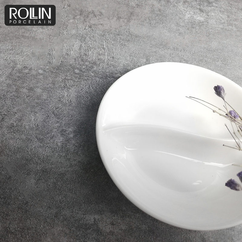Multi-Specification Nice Square Divided Sauce Porcelain Dish