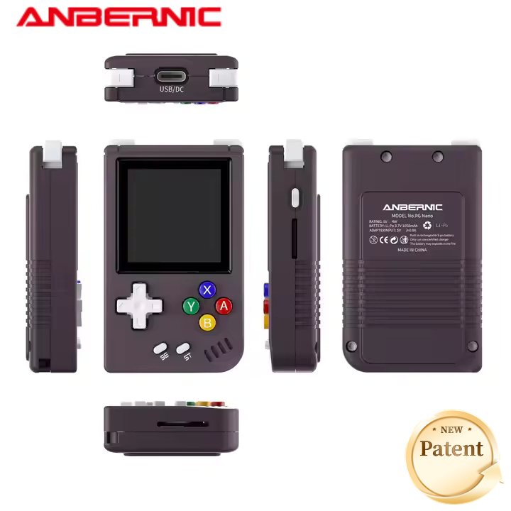 Anbernic RG nano — портативная ретро-консоль с 5400+ игр