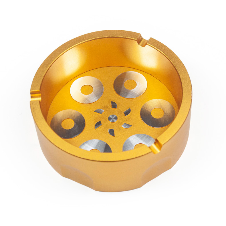 Metal Aluminum Alloy Cigarette Ashtray DAB Tool Revolver Ashtray Smoking Accessories