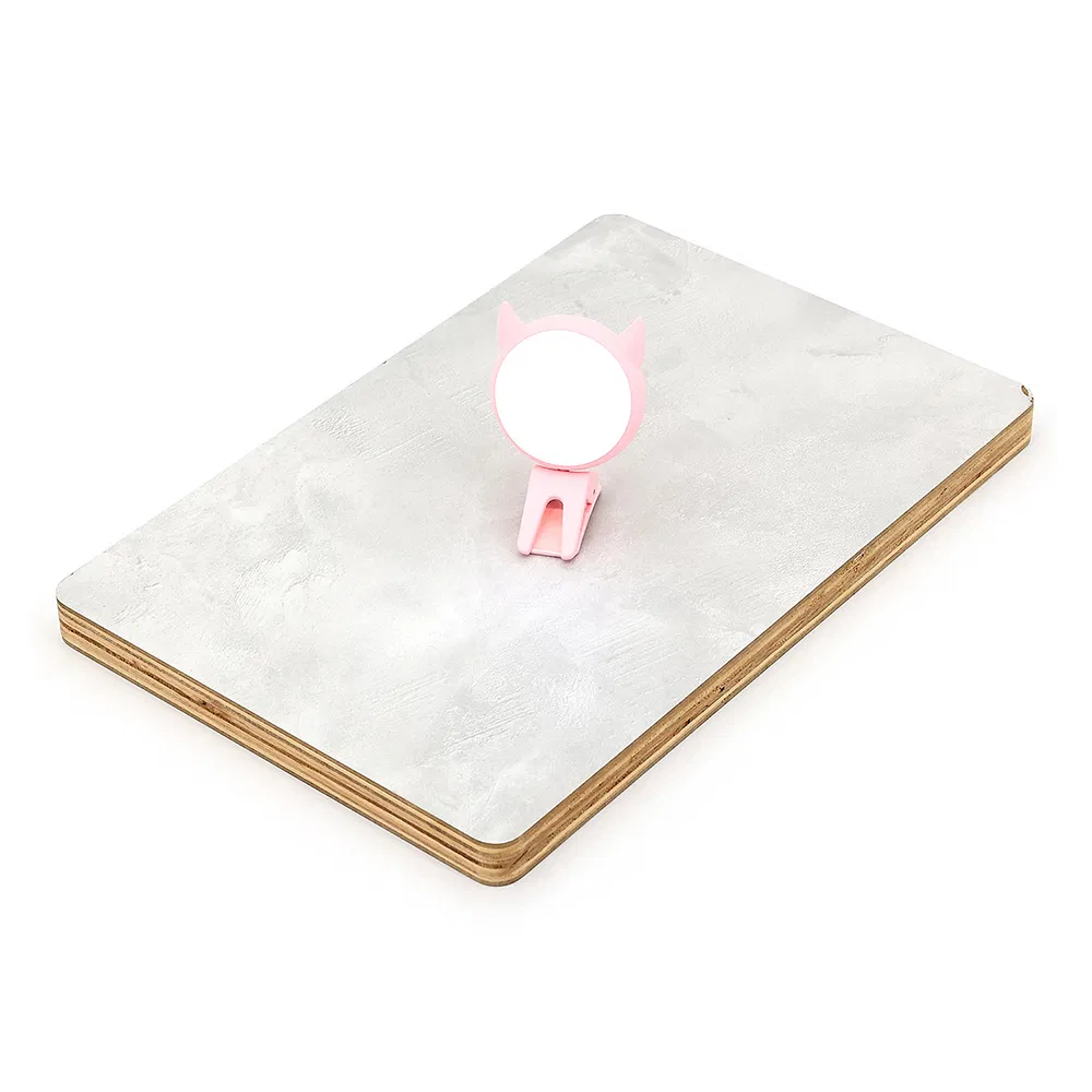 18mm / 15mm High Glossy UV Red Oak Veneer Melamine Laminated Faced MDF Board for Furntiure