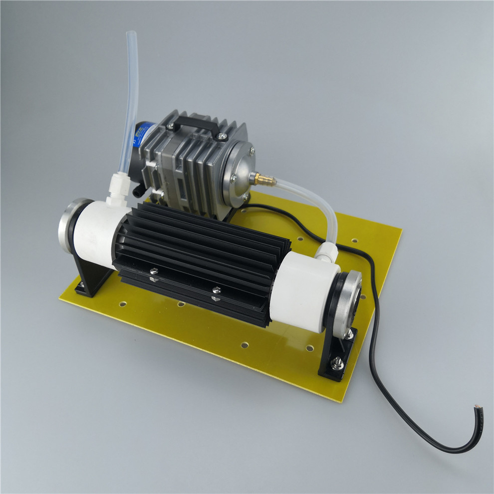 Water Sterilization and Disinfection Quartz Glass Tube Ozone Generator Module with Pump