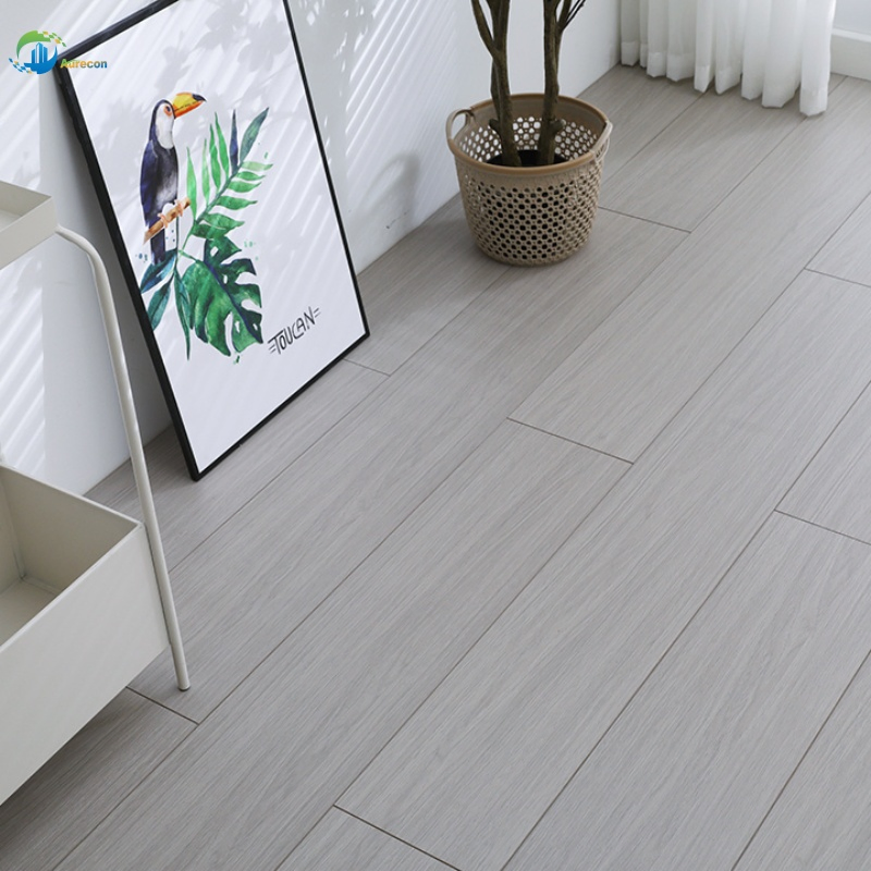 High-Gloss E0 Oak 3-Layer 15mm Solid Core Easy Clean Commercial Flooring