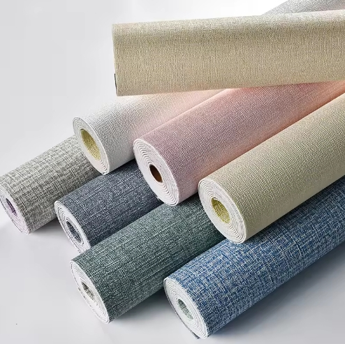 Peel and Stick Linen Foam Wall Sticker Waterproof Decorative Interior Design