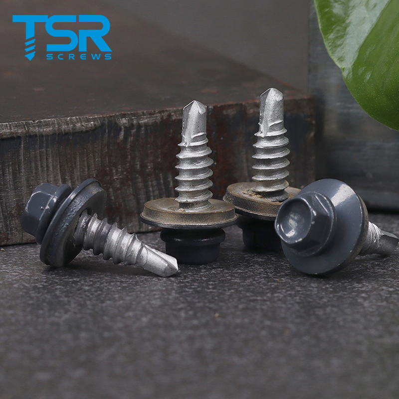 China Manufacture Ruspert Dacromet HWF Head Self Drilling Screw With Flange