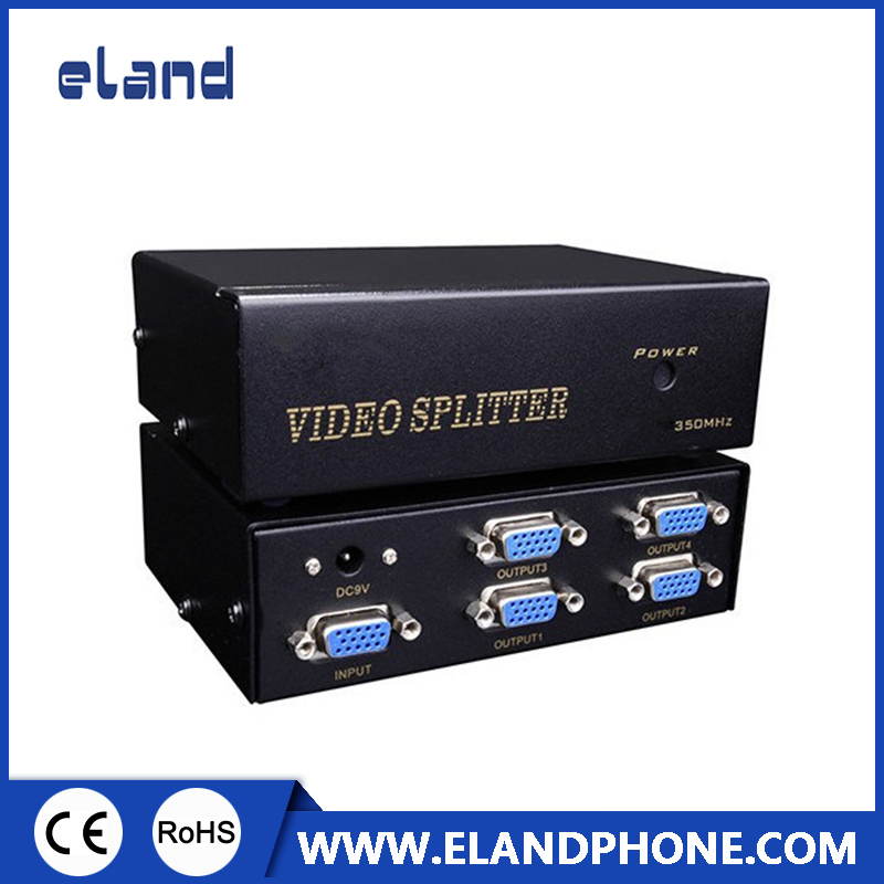 Разветвитель VGA сигнала 1x4, 350 МГц