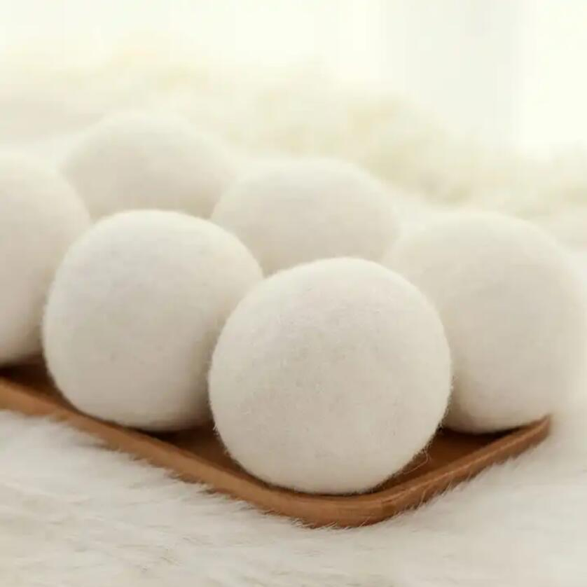New Zealand Handmade Laundry Dryer Balls 100%Natural Wool Fabric Dryer Ball XL 6 Pack Laundry Balls