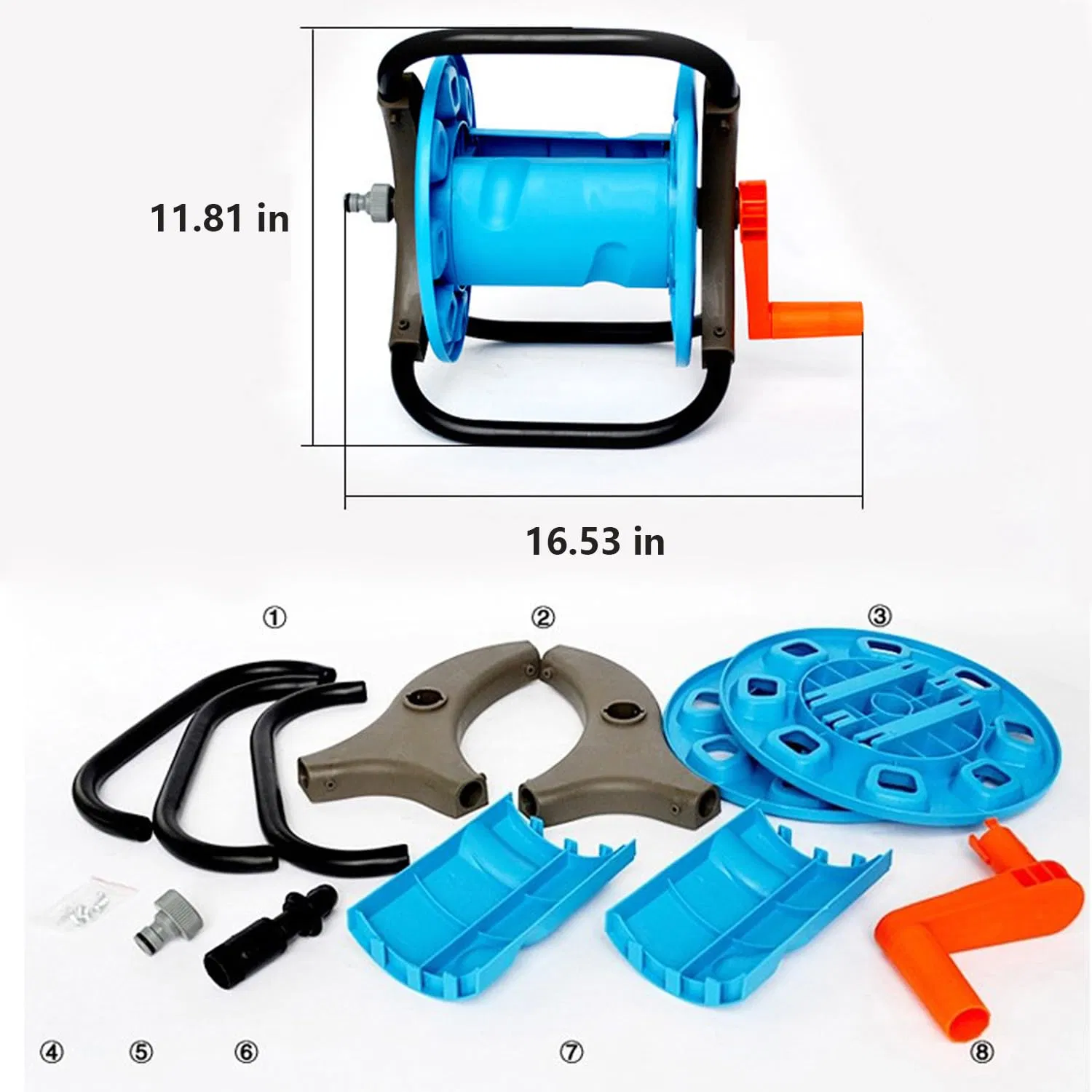 Discount Price Lightweight Portable Water Pipe Car Roll Garden Hose Reel