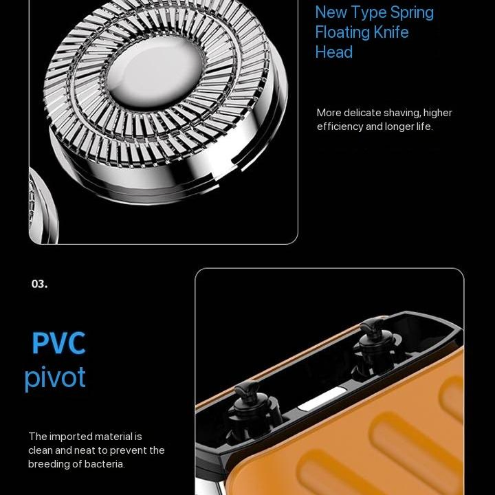 R12 New Electric Ultra-Clean Shaver for Man Travel Digital Display Rechargeable Razor