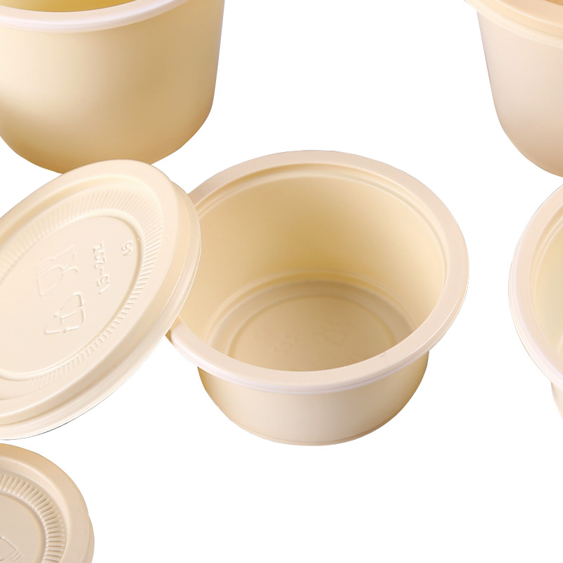 130mm Biodegradable Cornstarch Soup Bowl Disposable Catering Product Food Storage Bowl