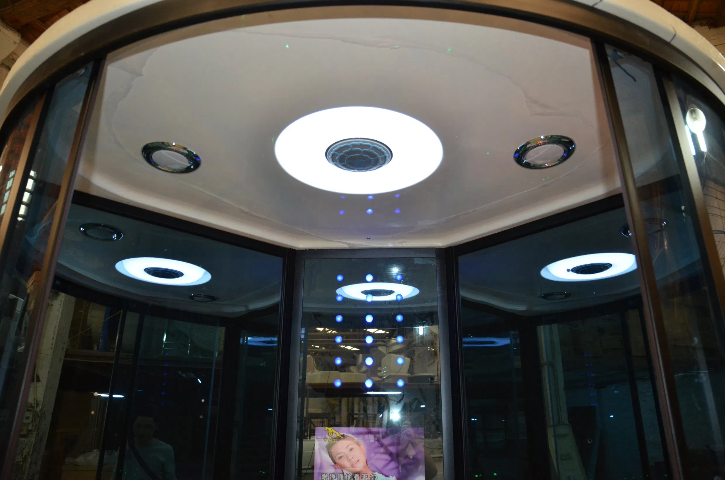 Home with DVD Personal Computerized Bathtub Steam Room Shower Combo