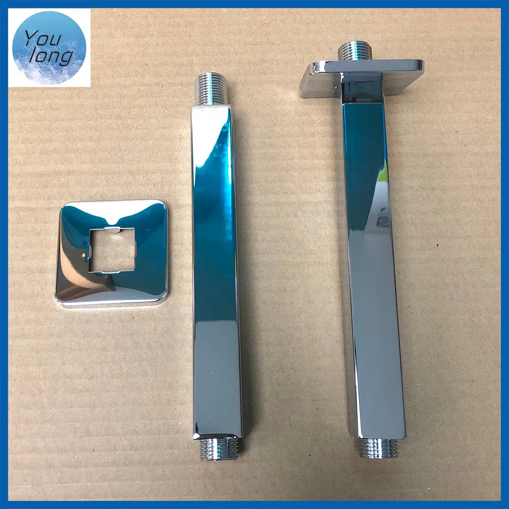 Extra Long Stainless Steel 30cm Replacement Shower Arm with Flange
