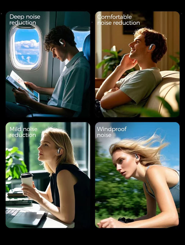 Ms188 Ai Translation Earbuds Real Time 144 Languages Wireless Earhook Headset