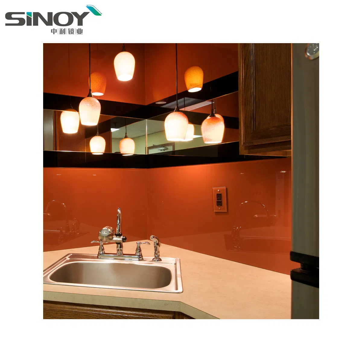 Back Painted Glass 3mm 4mm 5mm 6mm for Modern Kitchen Deco