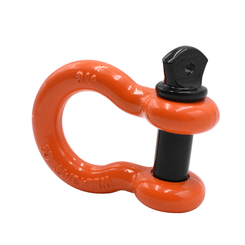 Color Painted 4.75t Screw Pin Bow Shackle