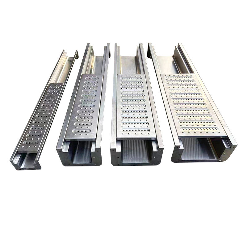 Anti-Rust and Corrosion-Resistant Indoor Outdoor 304 316 Ss Drainage Ditch Stainless Steel Drain Channel for Kitchen Bathroom Floor Drainage System