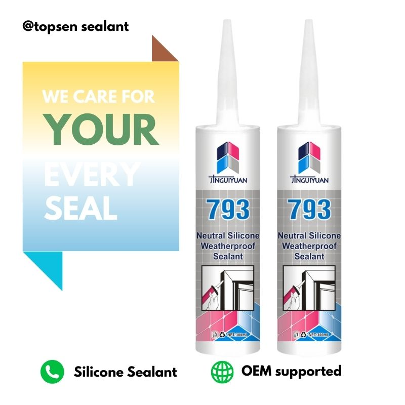Odorless Non-Corrosive Neutral Silicone Sealant for Sensitive Surfaces
