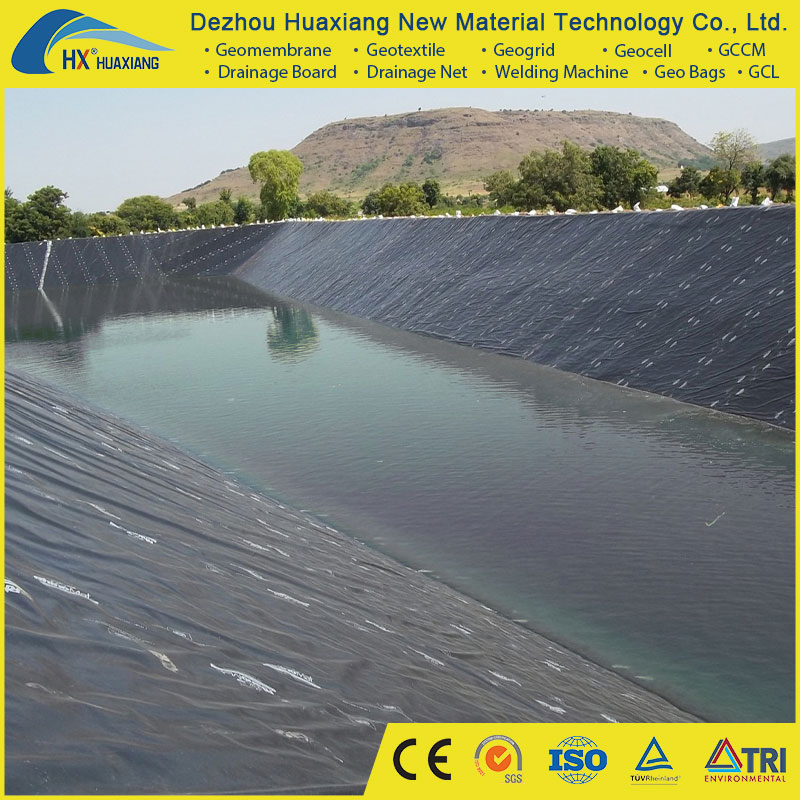 Geomembrane HDPE 1.5 mm Membrane for Reservoir Liners Factory Price 2.0mm Mines, Landfill, Agriculture, Fish Pond